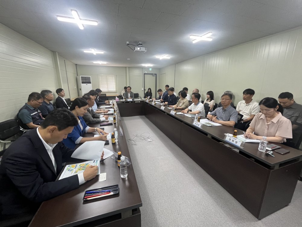 민주당 시흥을 지역위, 거모지구 공사 현장 점검