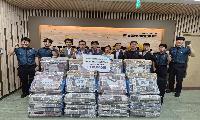 시흥서옥구지구대 협의회, 함현상생복지관에 후원금 전달